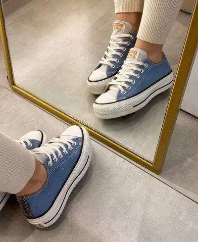 Converse Chuck Taylor All Star Lift Low en Converse Chuck Taylor All Star Lift Low
